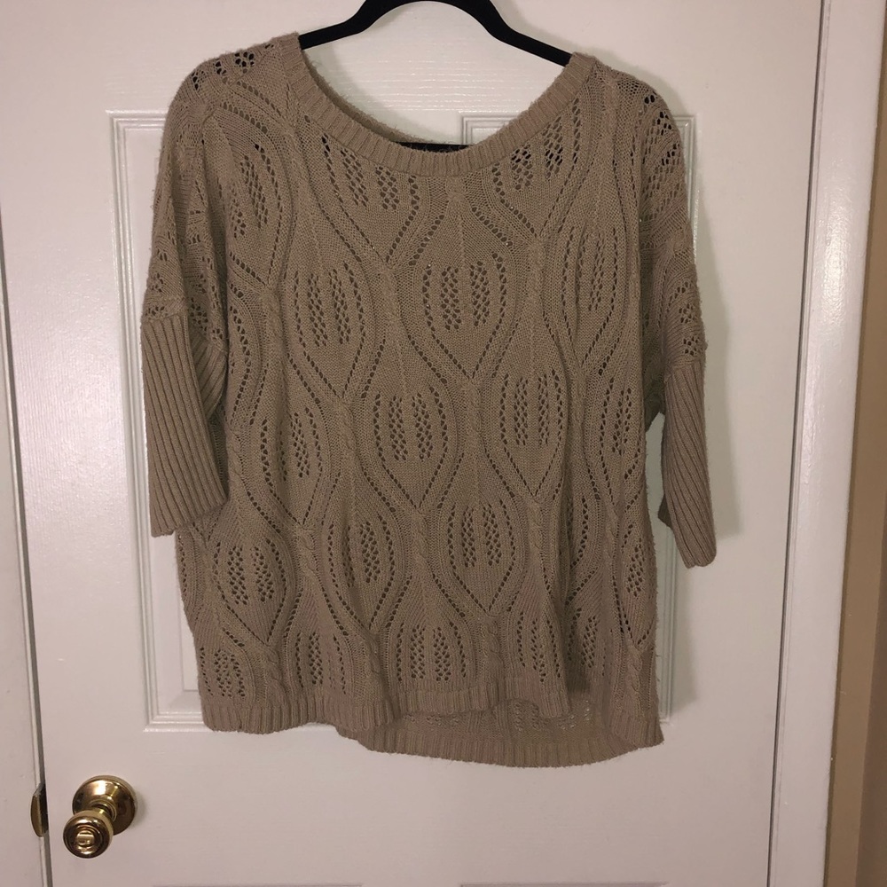 Tan sweater